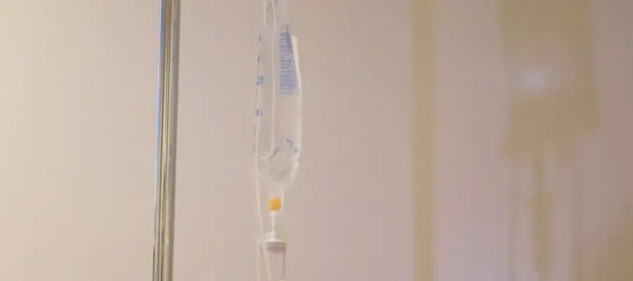 IV bag to promote immunity.