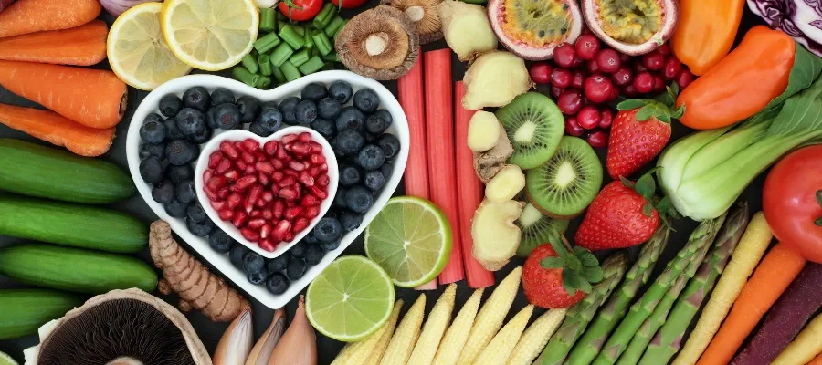 Healthy foods for your skin.
