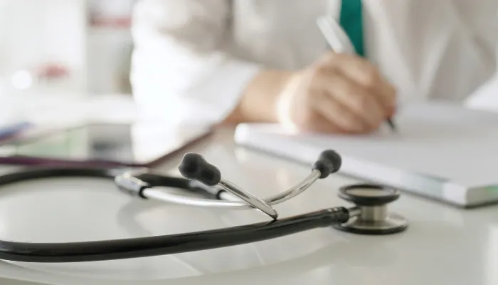 Primary care doctor at a clinic.