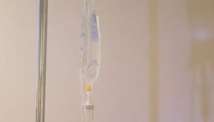IV bag to promote immunity.